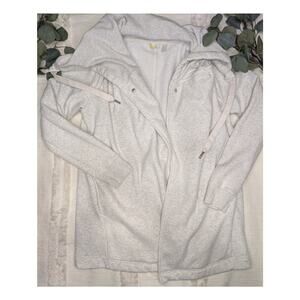 Zella Amazing Cozy Wrap Jacket in Ivory Dove Heather